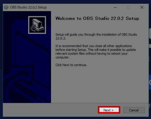 OBS セットアップ